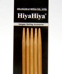 HiyaHiya Double-Pointed Bamboos 2.25mm 6"